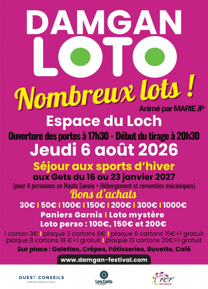 4 ème Loto Estival animé par Marie JP et son équipe